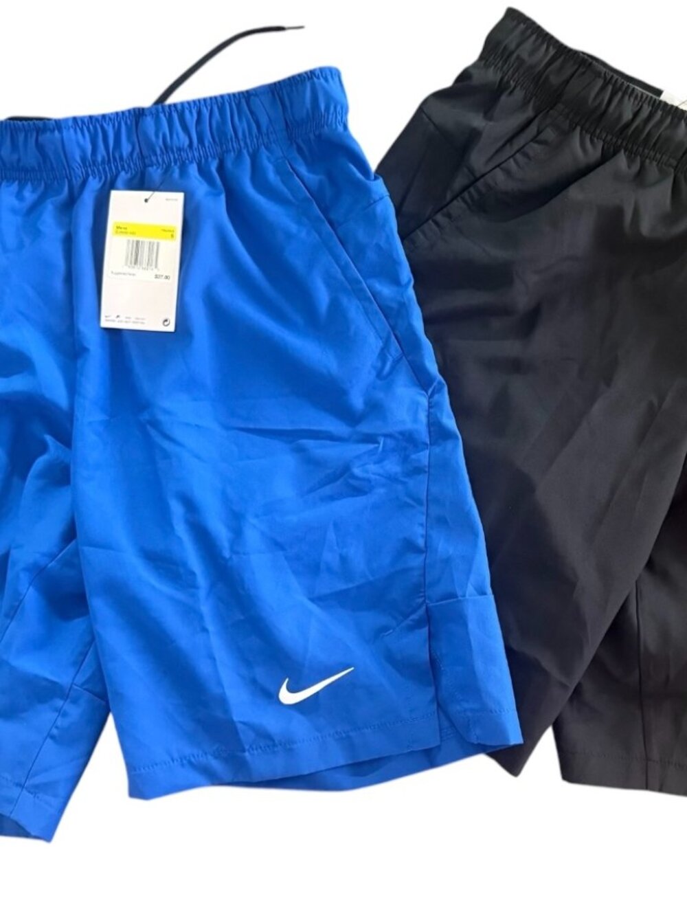 Nike Men's Training Shorts - 2 Pack Royal Blue & Black NWT $74 Retail!!